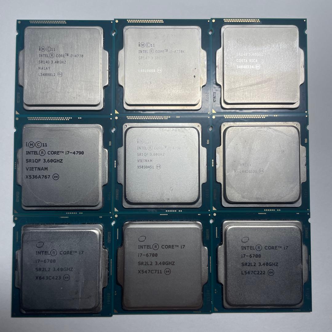 Intel Core i7 CPUセット