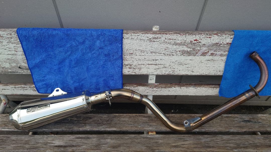 希少価値有　日本製　TAKEGAWA製のエキゾーストシステム　バイクマフラー