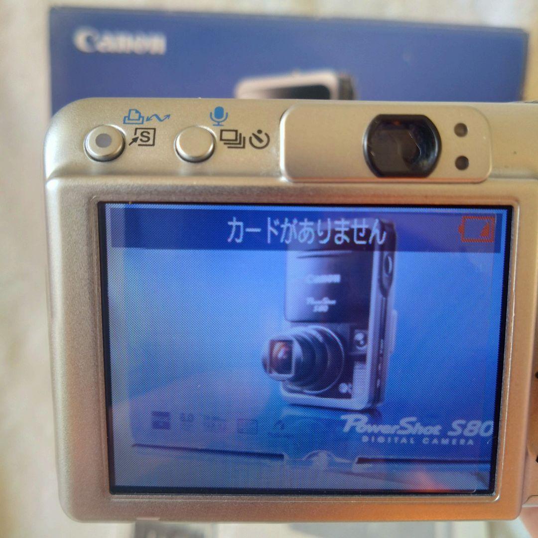極美品 Canon PowerShot S80 キャノン CCDセンサー 動作品