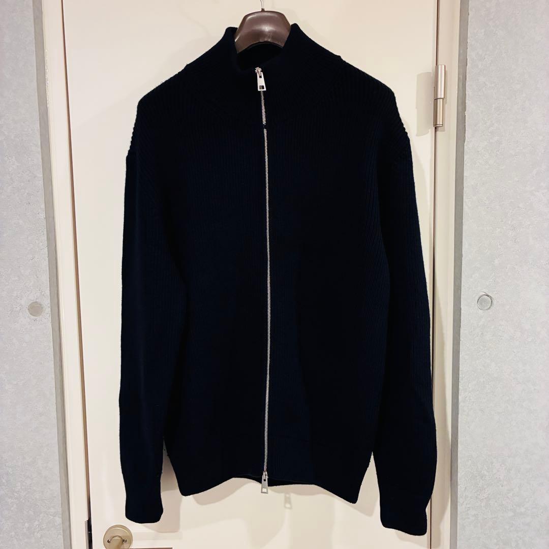 ZARA origins ブリオッシュステッチカーディガ Lドライバーズニット