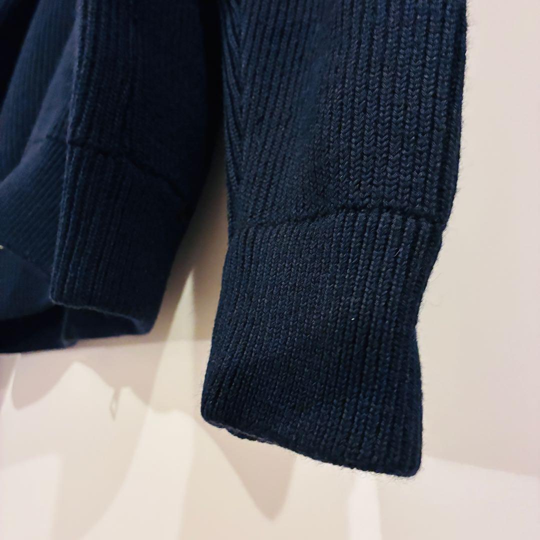 ZARA origins ブリオッシュステッチカーディガ Lドライバーズニット