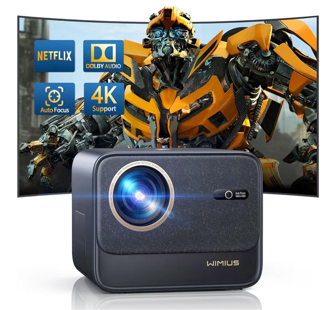 【新品】高級版 WiMiUS プロジェクター4K Model:K9