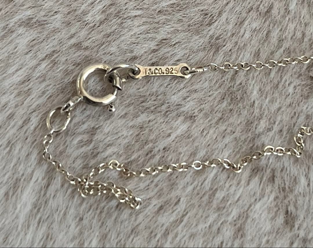 【美品・磨き済】ティファニー ラビングハート ネックレス ミニ　SV925