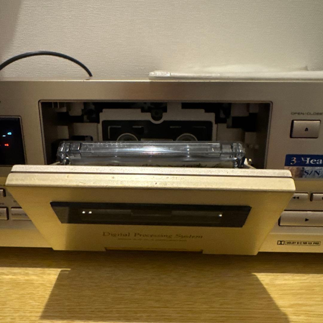 【動作品】Pioneer T-D7 パイオニア カセットデッキ リモコン付き
