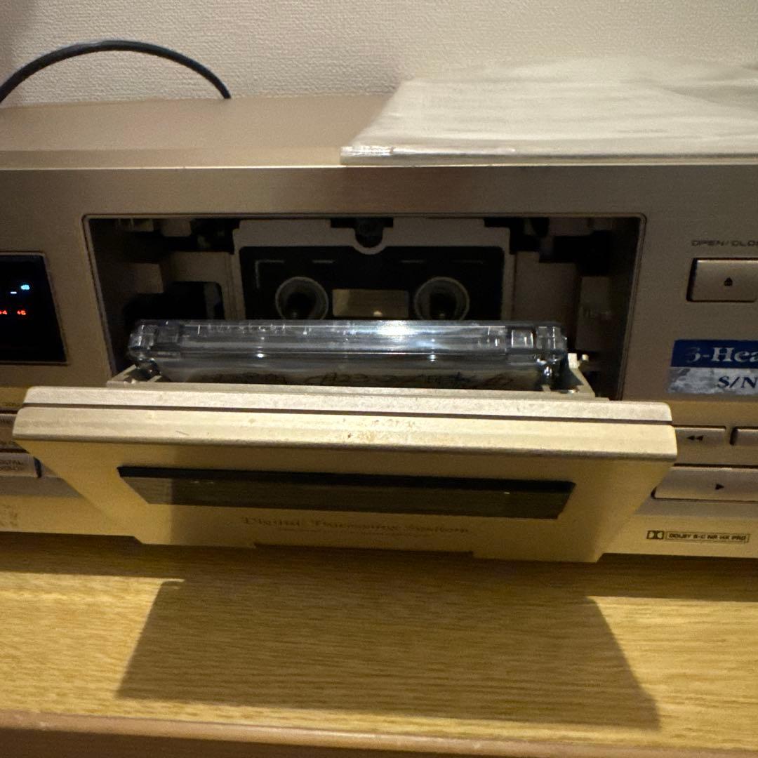 【動作品】Pioneer T-D7 パイオニア カセットデッキ リモコン付き