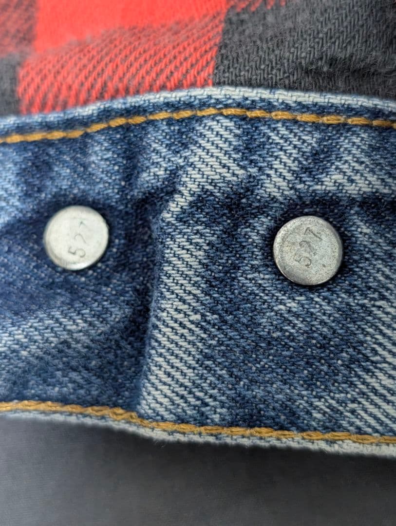 値下☆46☆80s USA製 リーバイス 70411 ネルライナー デニムJKT