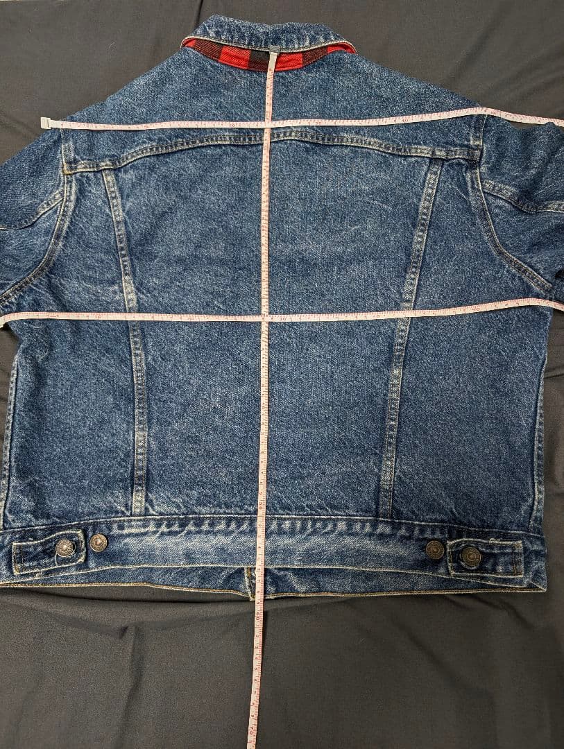 値下☆46☆80s USA製 リーバイス 70411 ネルライナー デニムJKT