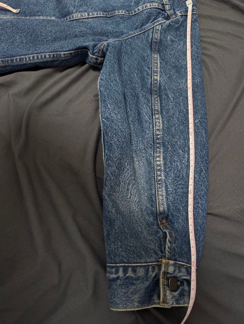 値下☆46☆80s USA製 リーバイス 70411 ネルライナー デニムJKT