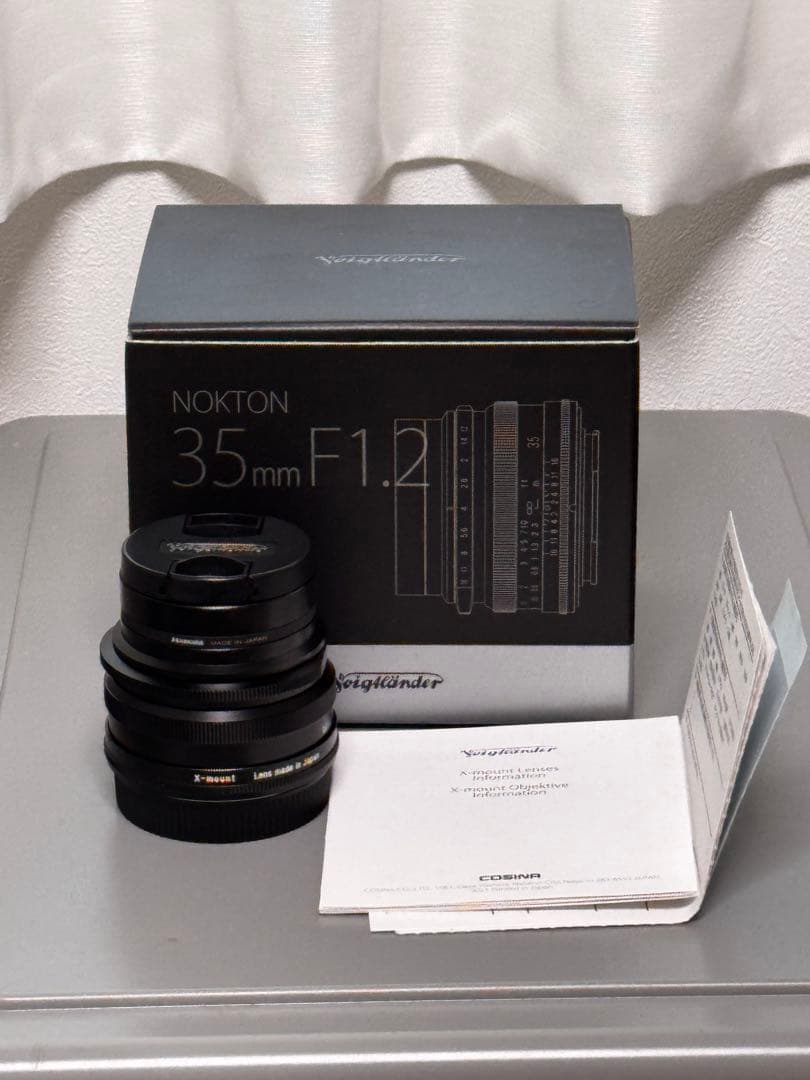 NOKTON 35mm F1.2 フォクトレンダー xマウント フィルター付き