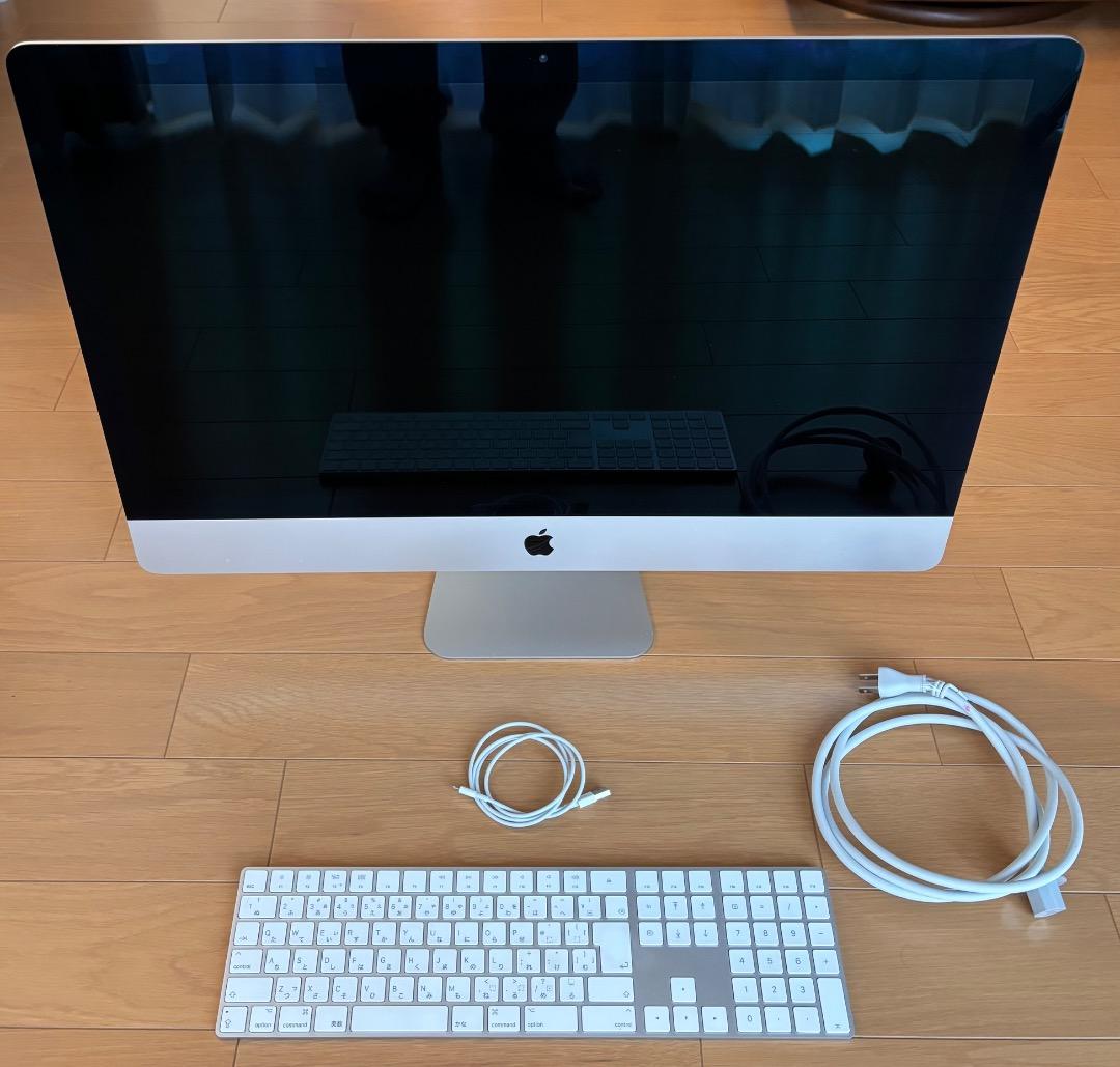 Macデスクトップ iMac 27 Retina 5K 2019 40GB/FD 1TB