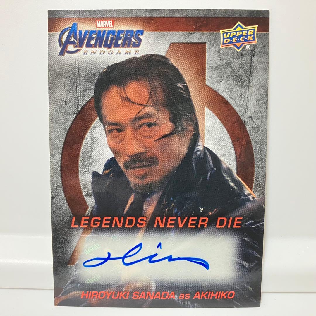 真田広之 直筆サイン 2020 upper deck