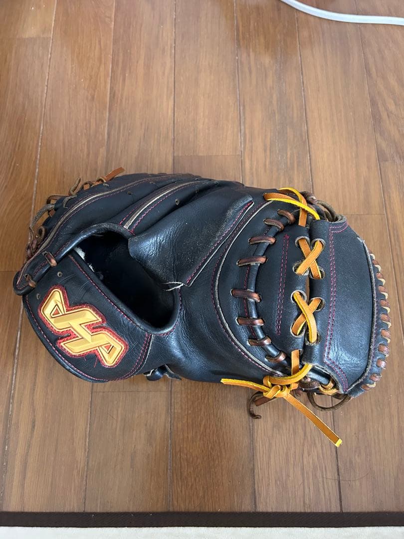 ハタケヤマ硬式野球用グローブ 黒