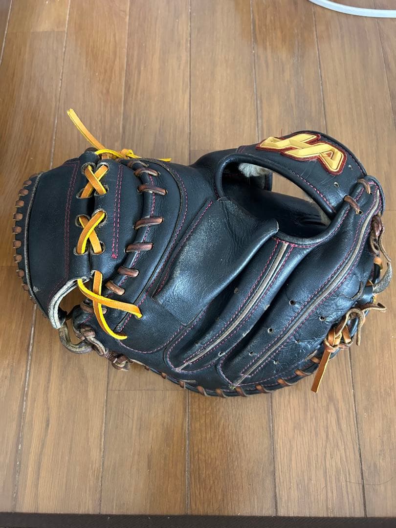 ハタケヤマ硬式野球用グローブ 黒