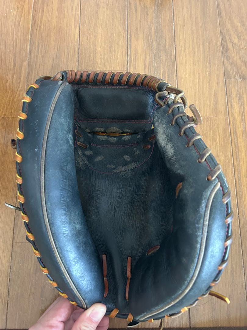 ハタケヤマ硬式野球用グローブ 黒