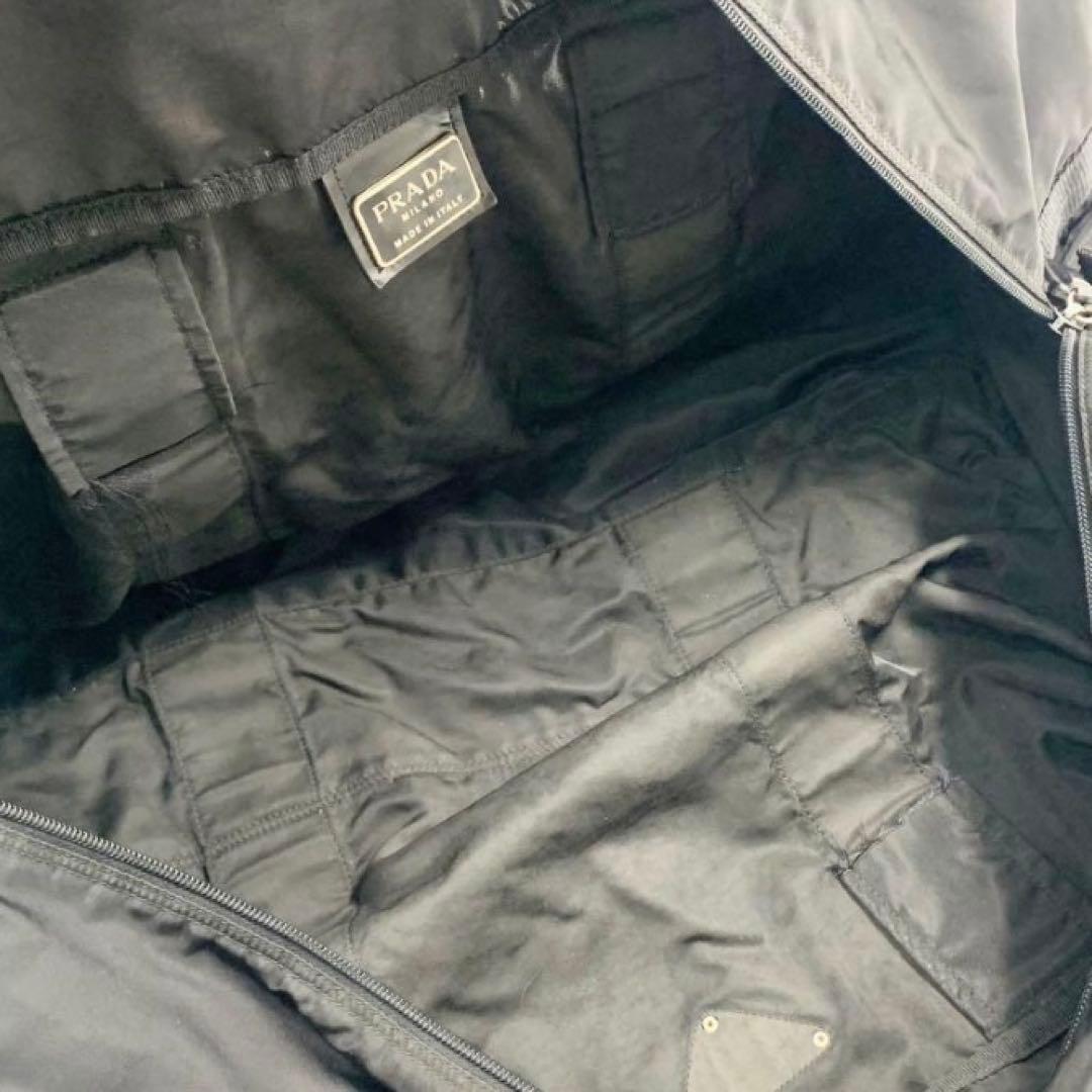 ジ*K様 プラダ ボストンバッグ トラベル 大容量 ナイロン ブラック