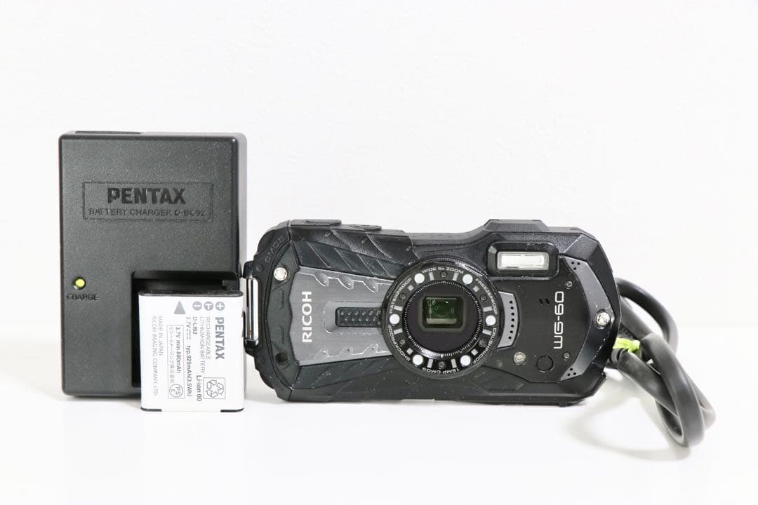 リコー RICOH WG-60 ブラック 動作確認済