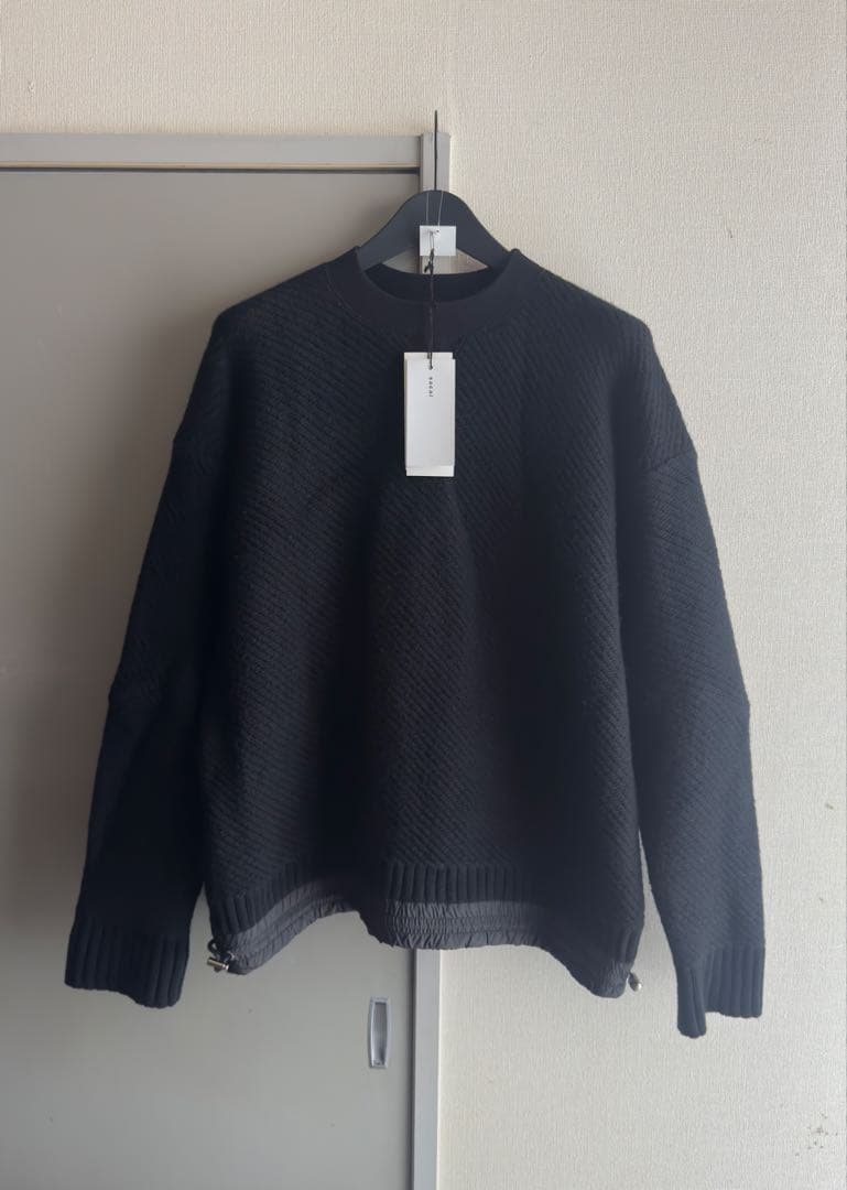 【美品】SACAI WOOL KNIT PULLOVER