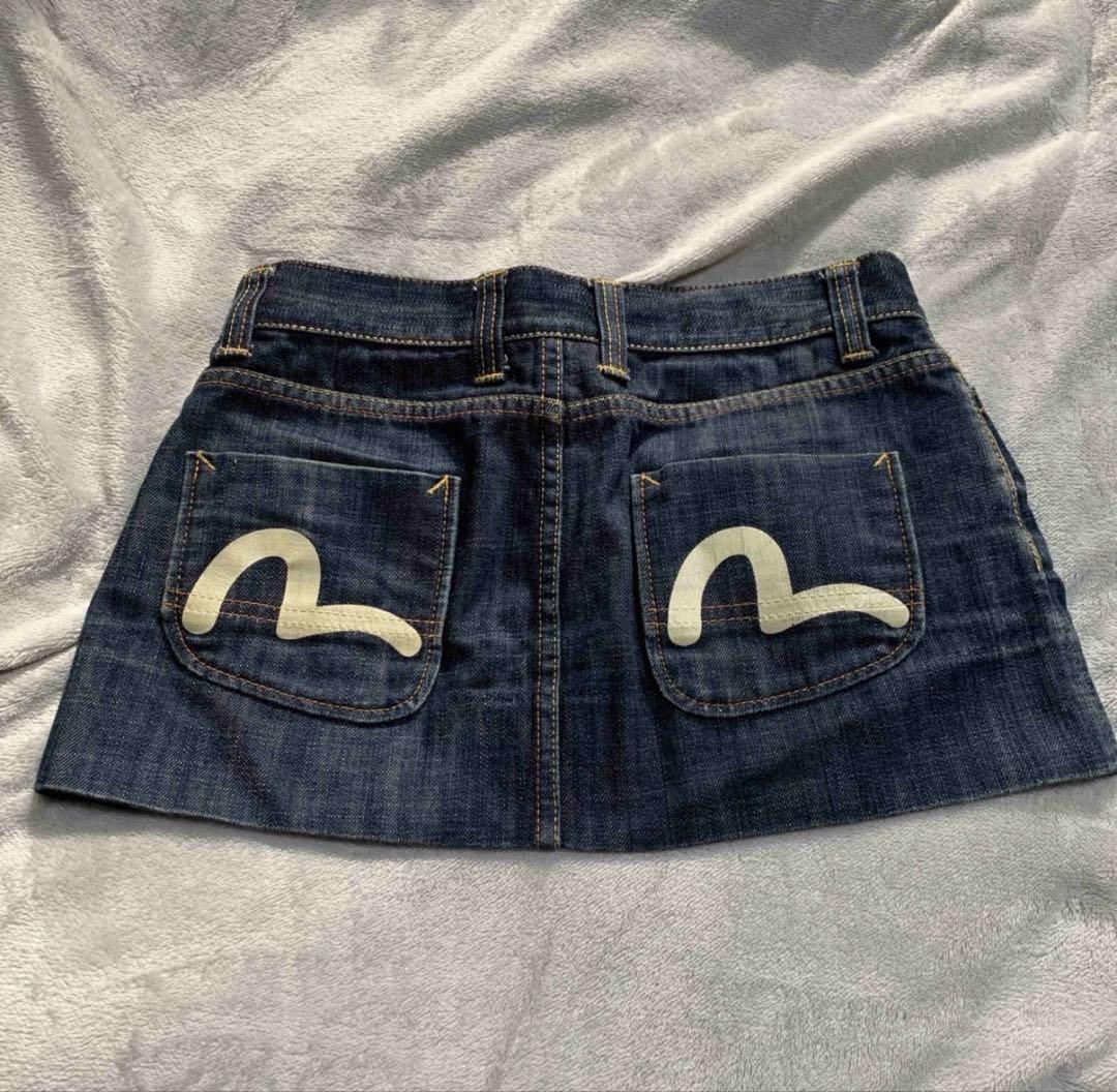 EVISU デニム ミニスカート