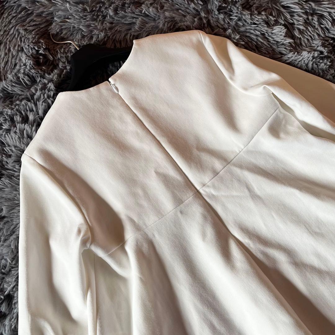 美品✨ ヨーコチャン パールAライントップス ロングスリーブ 近年 40 白