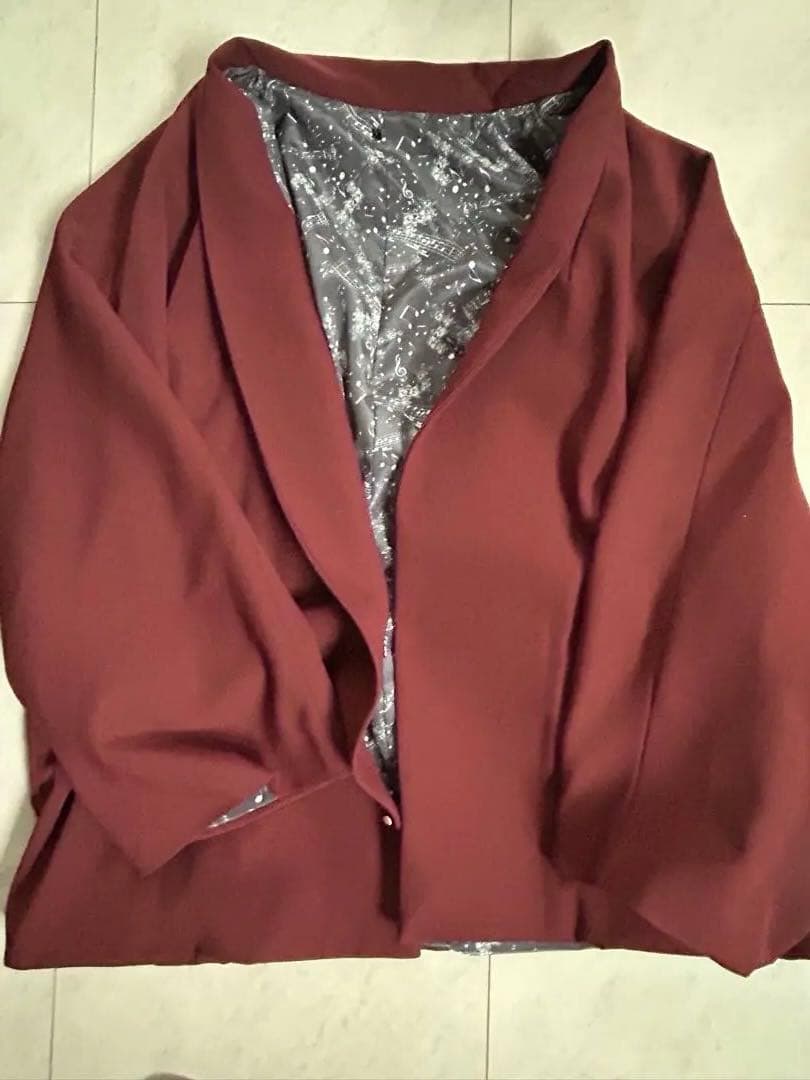 Lui's 伊東健人コラボ ドルマンジャケット マルーンブラウン