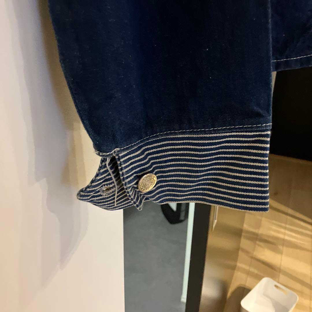 POINTER BRANDカバーオール　ヒッコリーストライプ　USA製　38