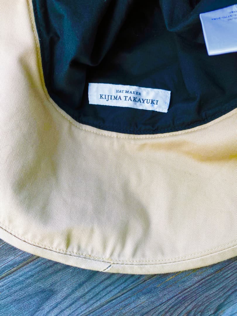 希少カラー KIJIMA TAKAYUKI バーバリークロス コットン ハット