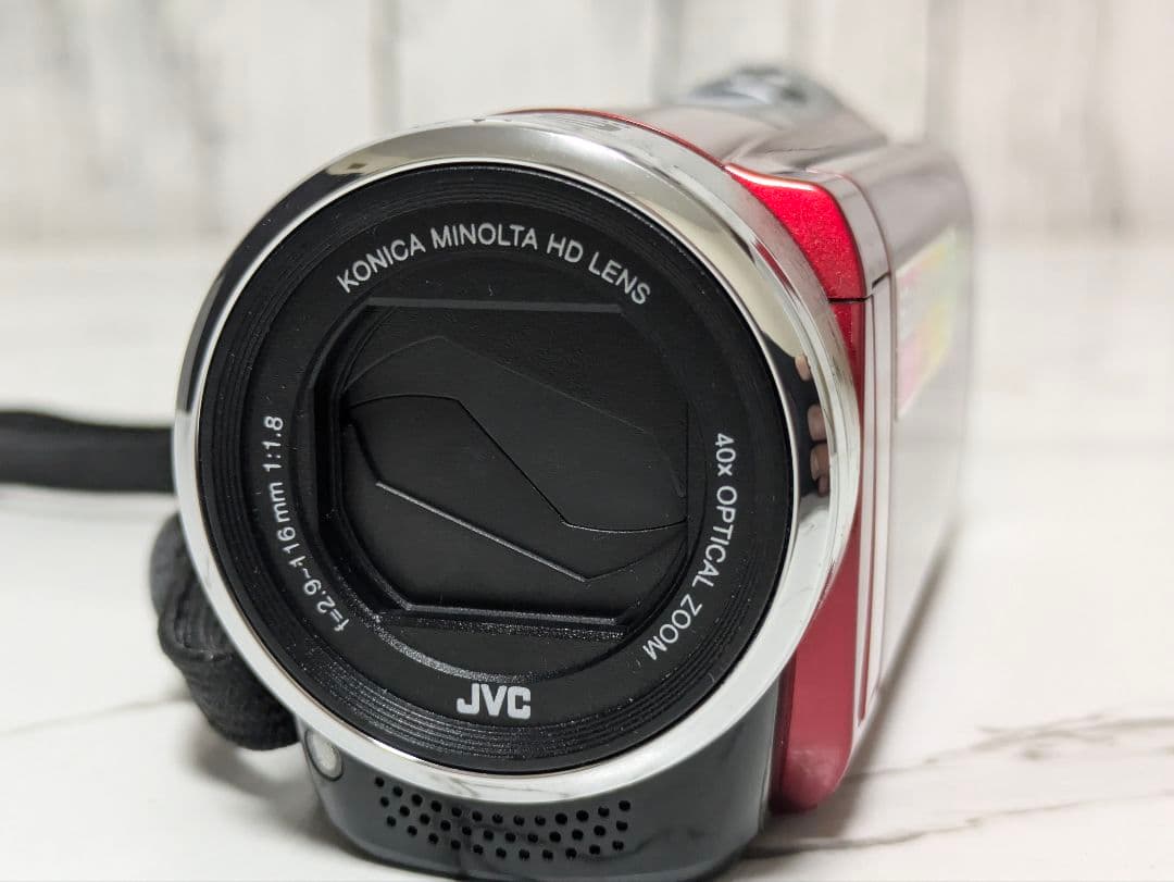 JVC　GZ-E325　レッド