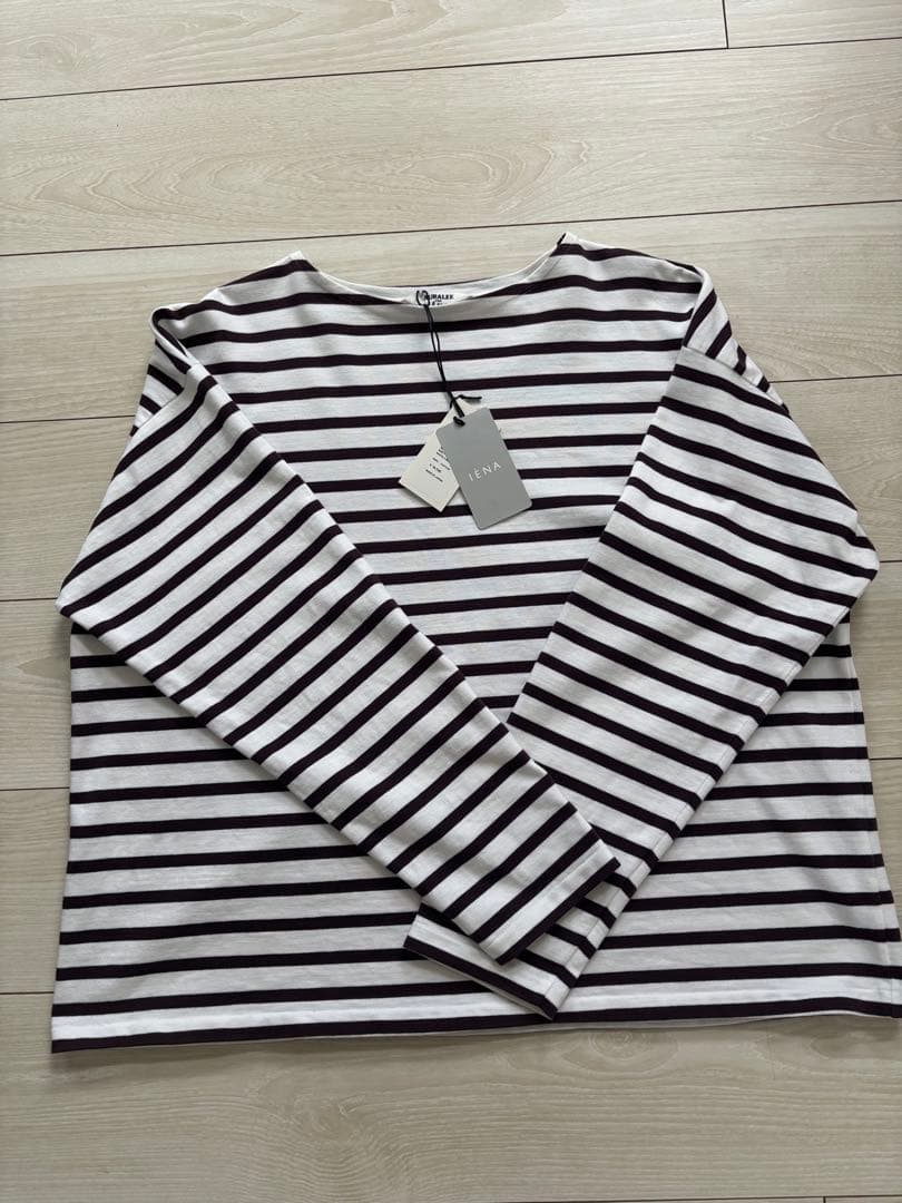 AURALEE IENA別注　バスクワイドカットソー　ブラウン　F