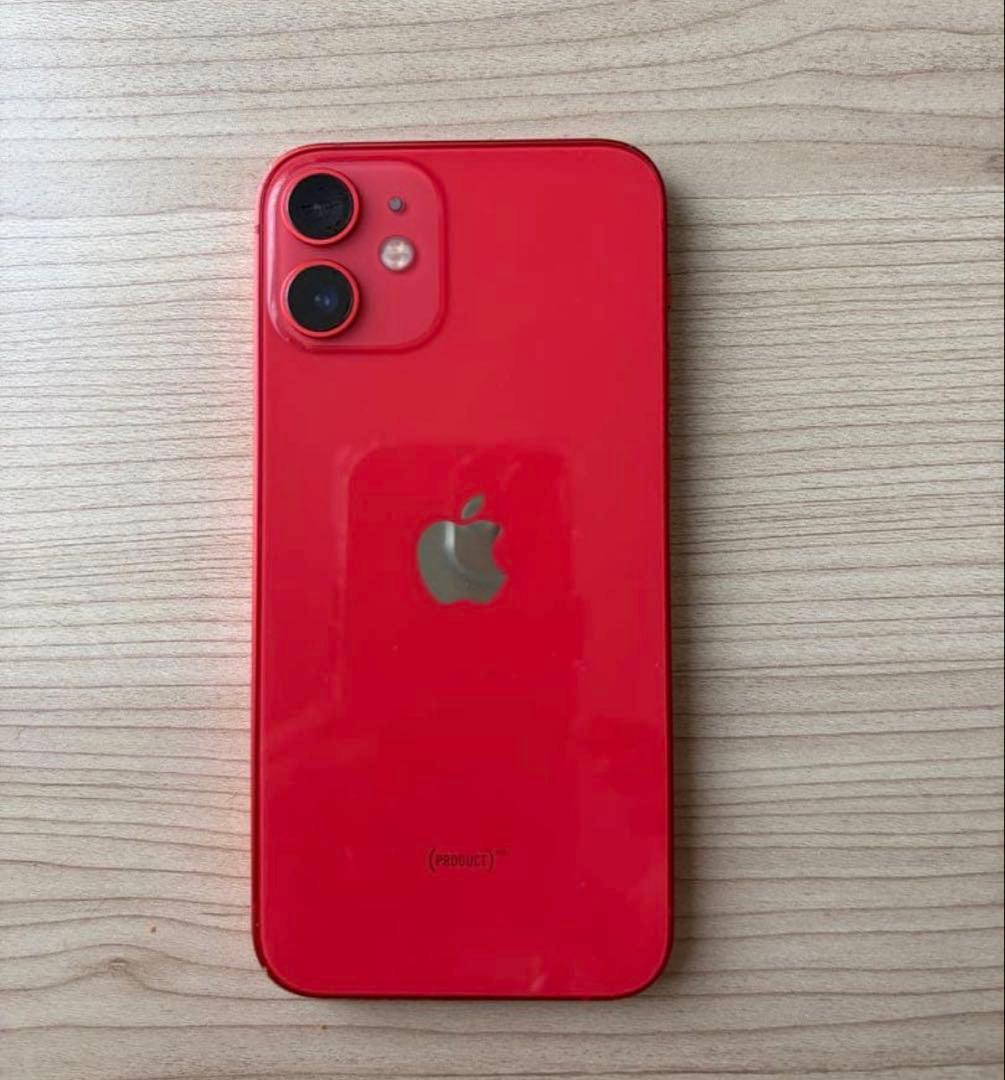 Apple iPhone 12 赤 本体と充電ケーブル