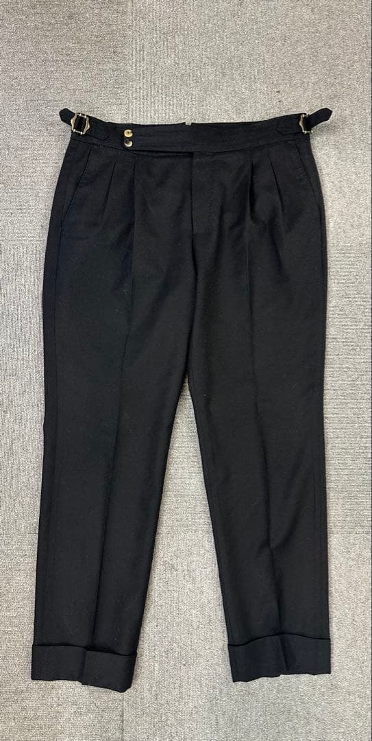 PT TORINO ピーティー トリノ ウール スラックス 48黒 ブラック