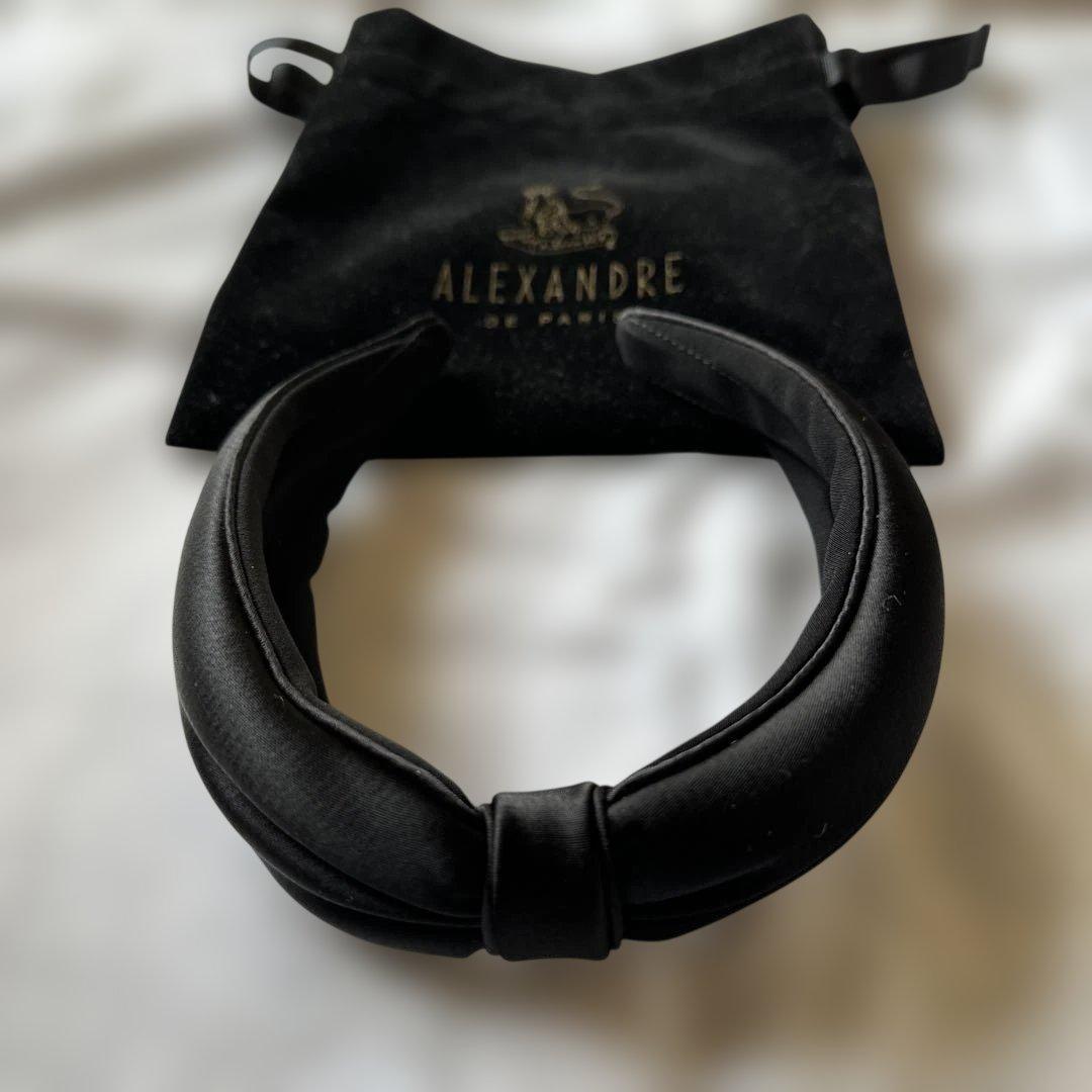 アレクサンドルドゥパリ　 サテンリボンカチューシャ