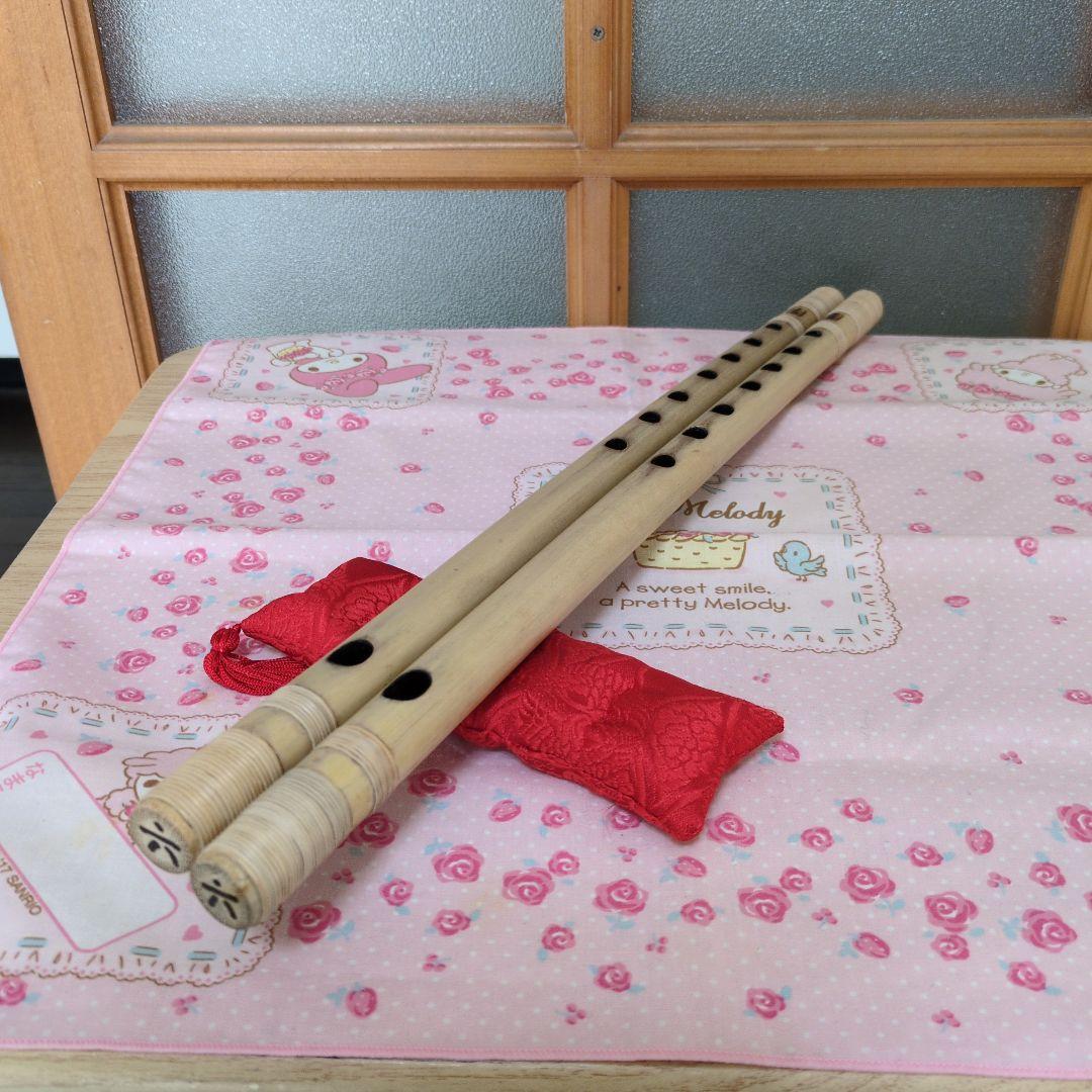 スギ篠笛六本調子古典（道中）新品