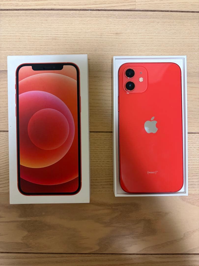 iPhone 12 64gb product red 充電ケーブル付き