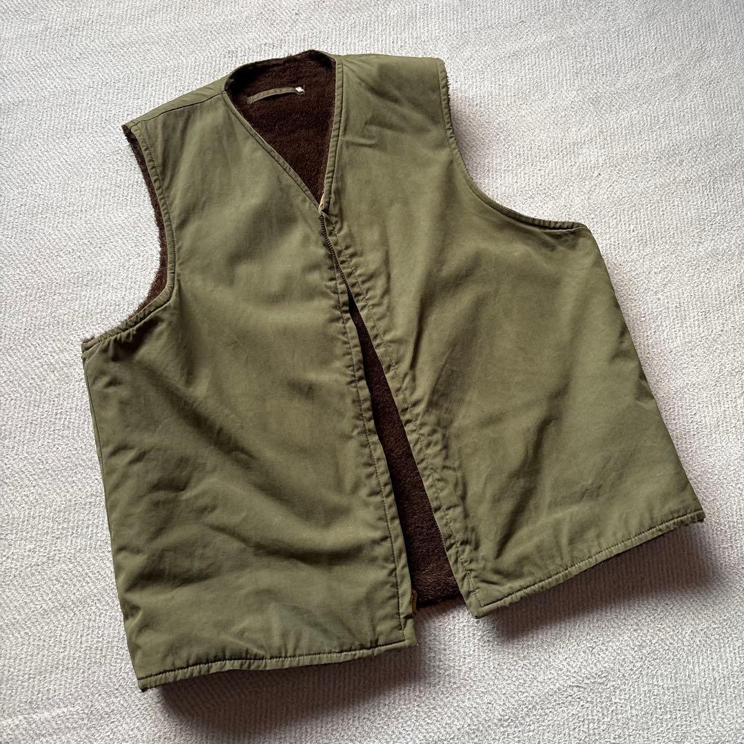 美品40s US NAVY デッキベスト アルパカ USN ヴィンテージ USA