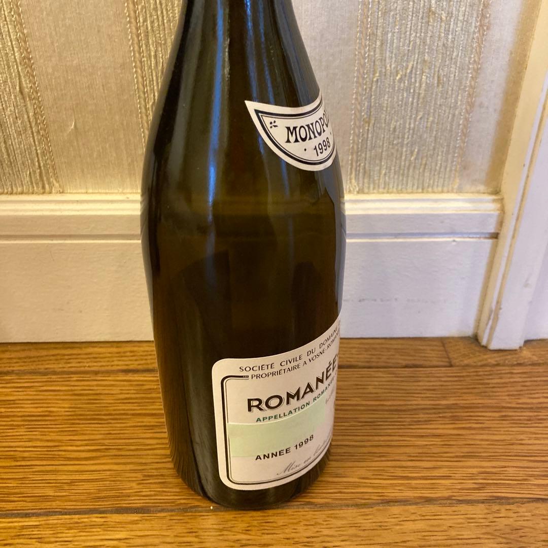 ロマネ・コンティ 1998 モノポール空瓶