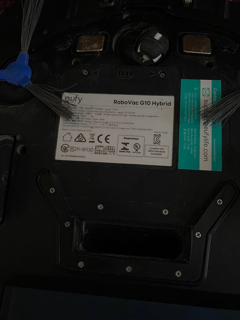 eufy ロボット掃除機本体 付属品あり