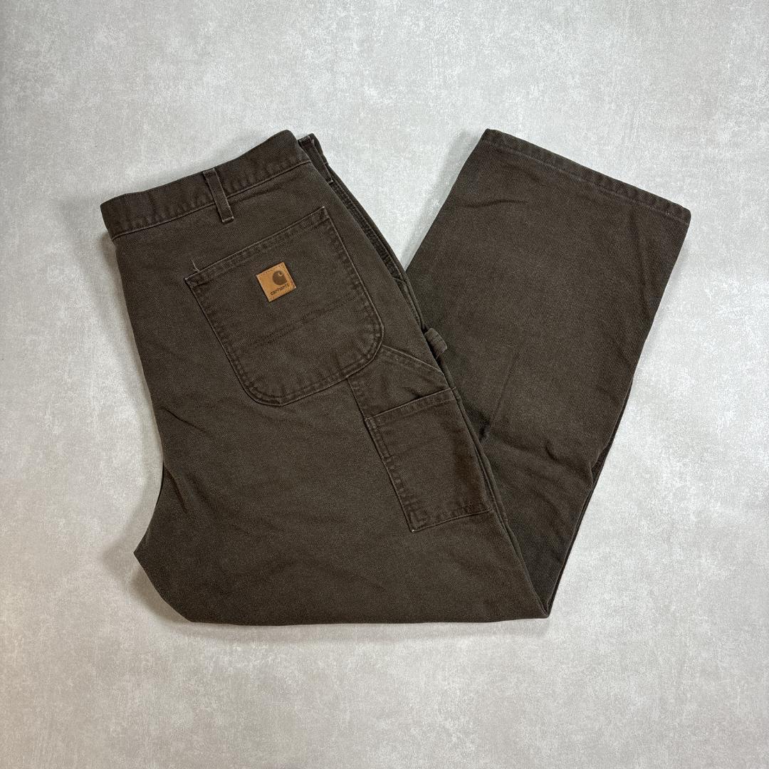 カーハート　ダックペインターパンツ　ブラウン　ビックサイズ　W40 L30
