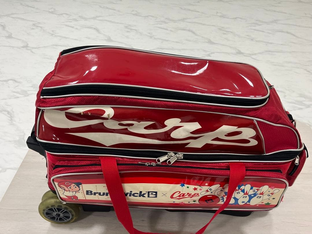 広島県限定商品カープロゴ入りボウリングバック中古品