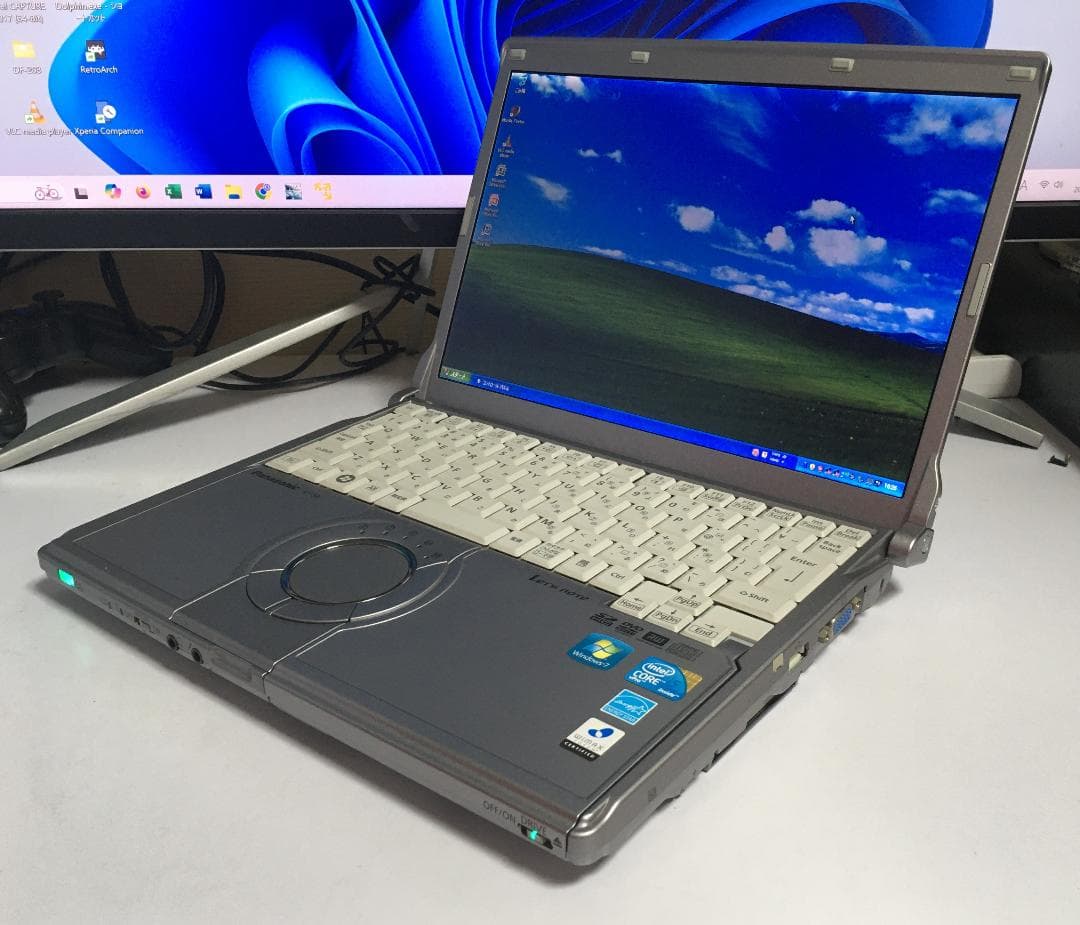 Let's note CF-S9KYFEDR WindowsXP ガンメタカラー