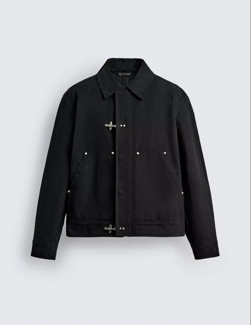 ZARAリラックスフィットトグルボタンジャケット/ファイヤーマンジャケット