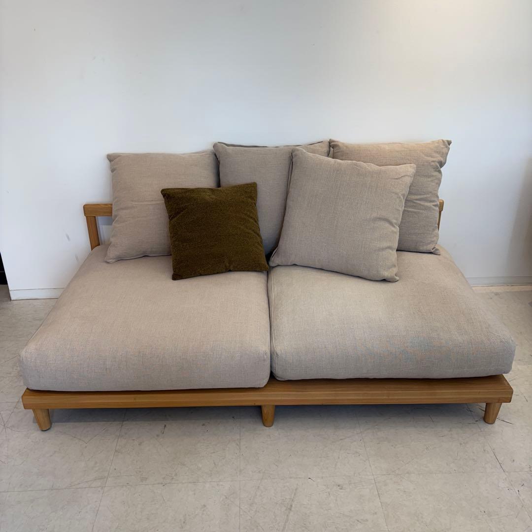 Re:CENO(リセノ) AGRA 3人掛けソファ リネン生地