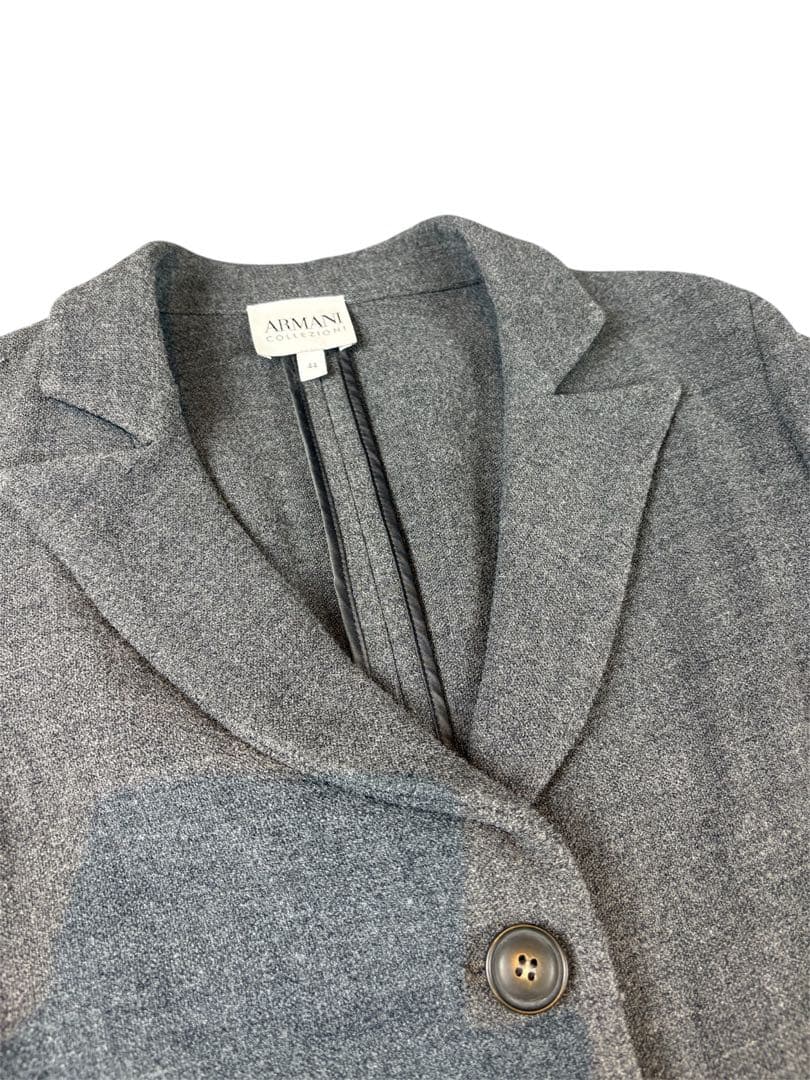 ARMANI COLLEZIONI グレー テーラードJK 44