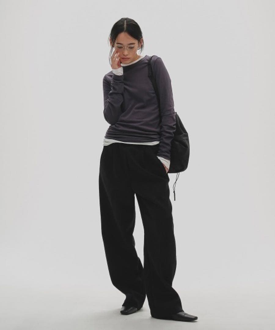 TODAYFUL Cushion Easy Trousers ブラック36