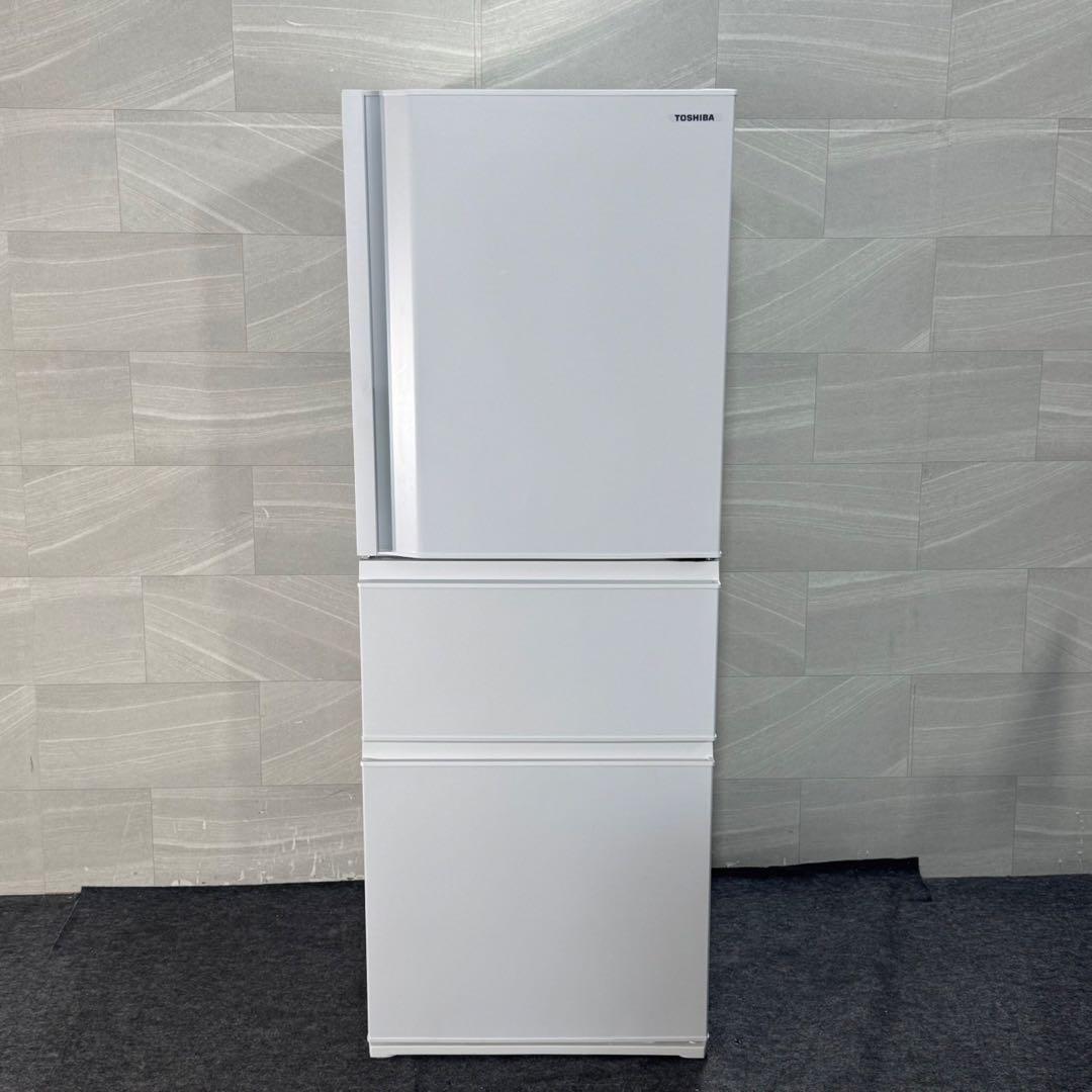 TOSHIBA 冷蔵庫 3ドア 326L 2023年 自動製氷 中型 d4598