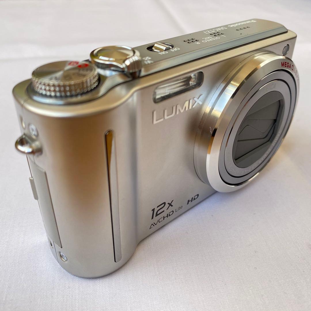 【美品】Panasonic LUMIX DMC-TZ7 シルバー 中古 現状品