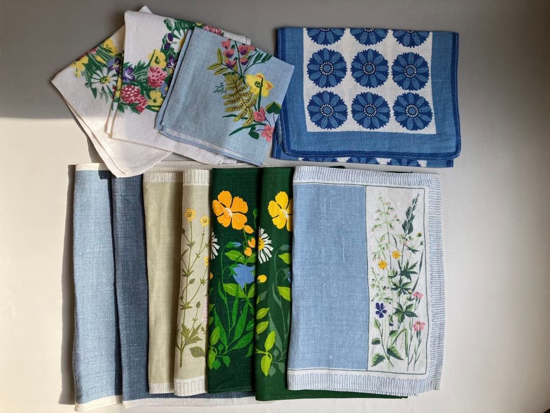 北欧ヴィンテージ　クロス12枚セット ランチョンマット　ヨブス　Jobs