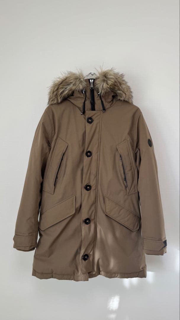 POLO RALPH LAUREN メンズ ファー付きフード ダウンジャケット