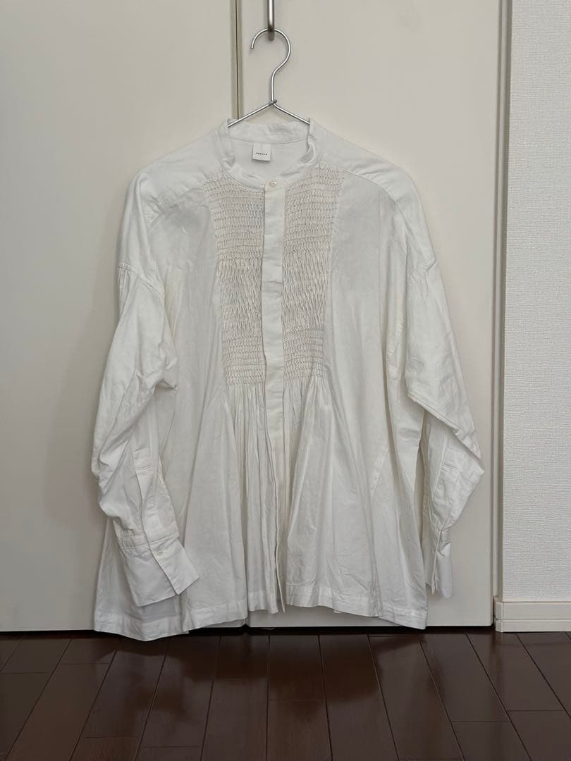 かぐれ コットンスモッキングブラウス