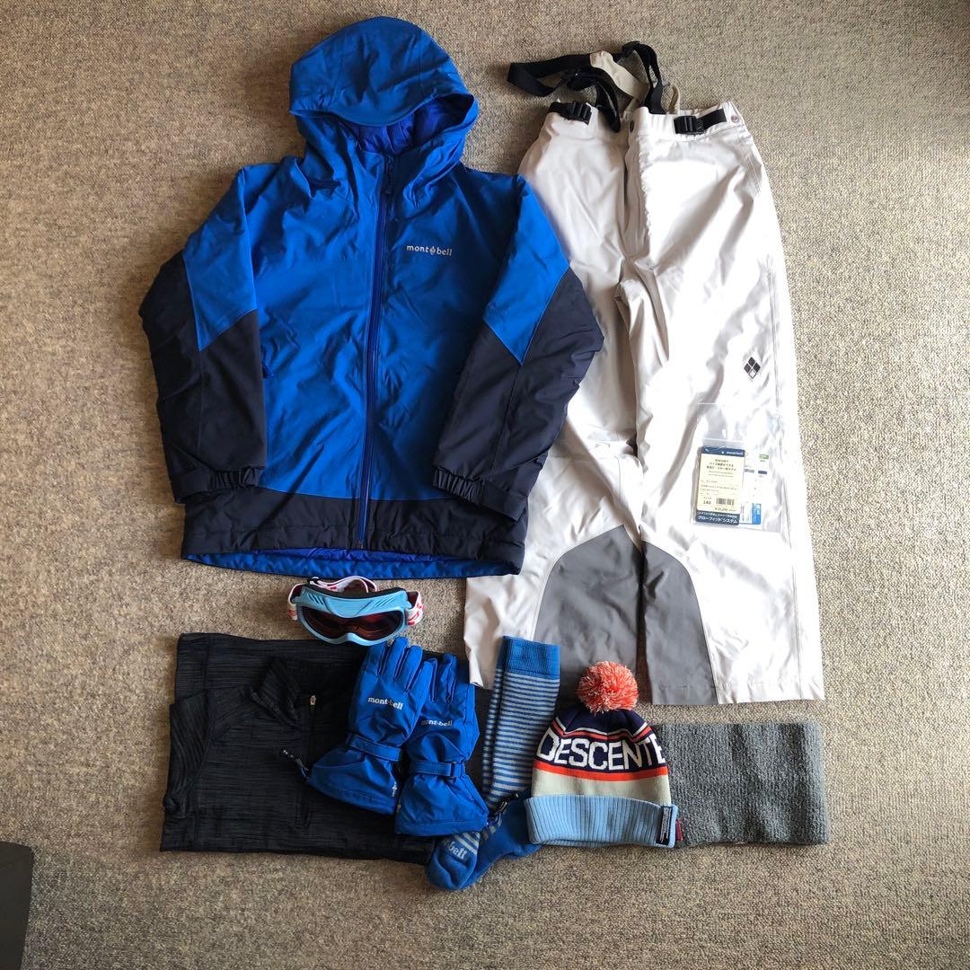 mont-bell 子ども用 スキーウェア 140cm (120cm～可）