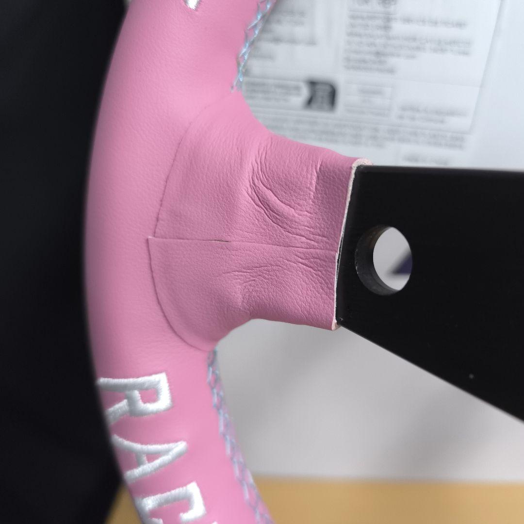 ヴェルテックスタイプVERTEX ピンク ステアリング90mmディープ325mm